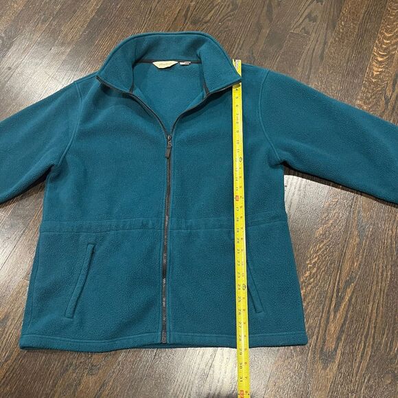 Vintage Eddie Bauer Jacket Women’s Large Full Zip Blue Green Pockets Canada - Picture 6 of 8